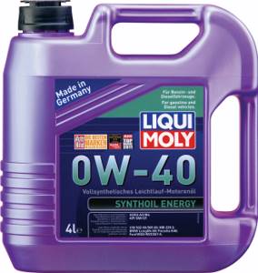 Моторное масло Liqui Moly Synthoil Energy SAE 0W-40, 4л